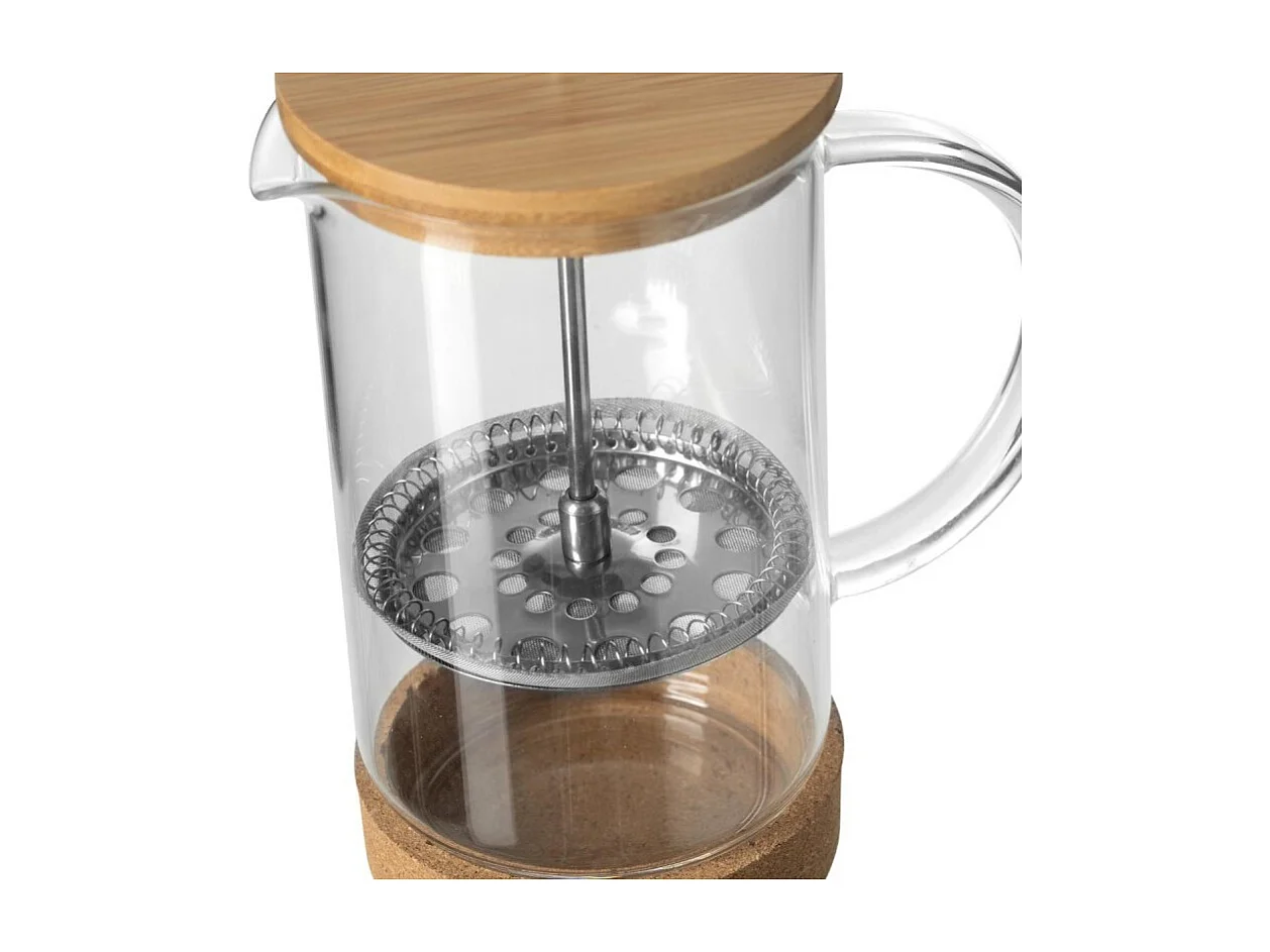 Cafetera de Bambú "Nature" 60cl Moderna y Ecológica