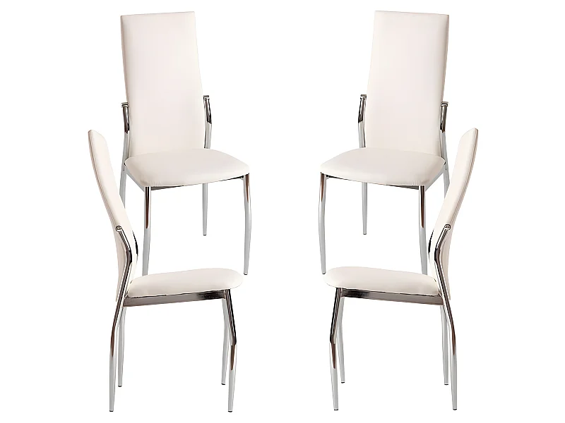 Packs Sillas Comedor - Pack 4 Sillas Yeki - Blanco