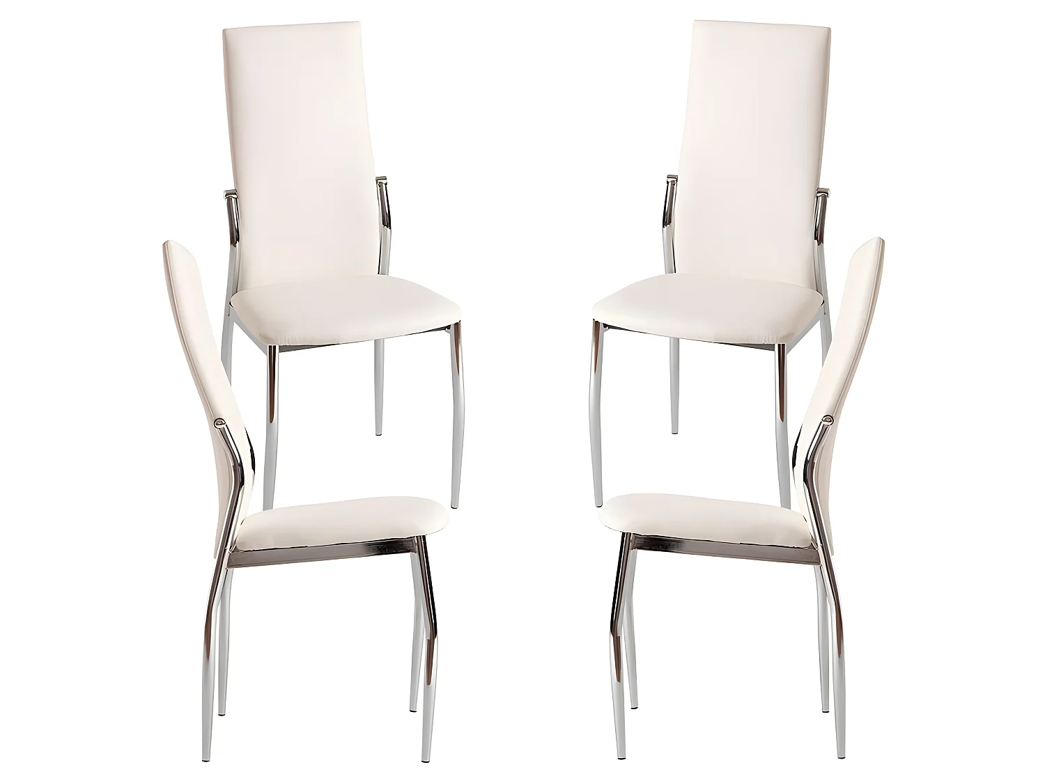 Packs Sillas Comedor - Pack 4 Sillas Yeki - Blanco