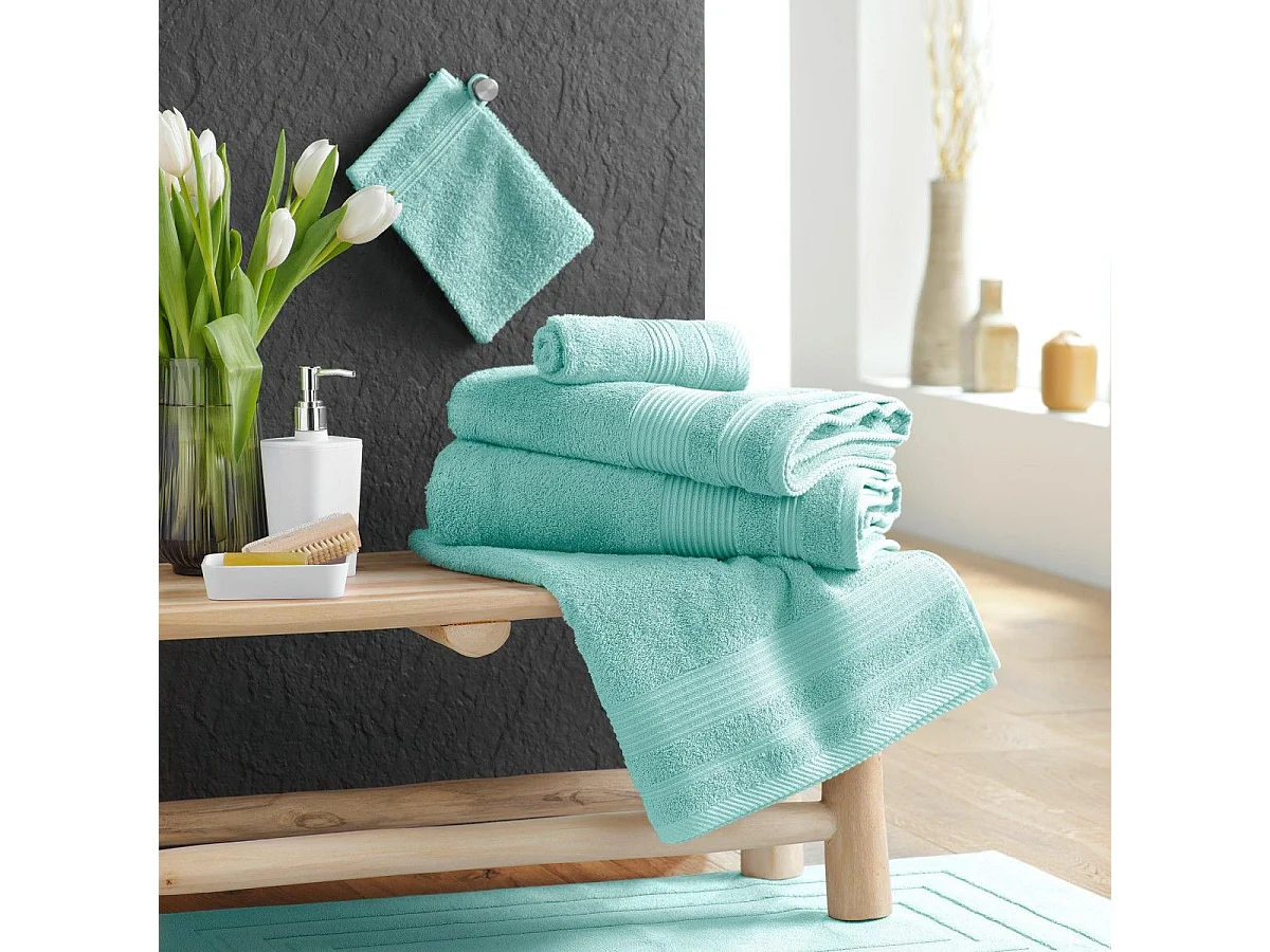 Drap de Douche "Tendresse" 70x130cm Céladon