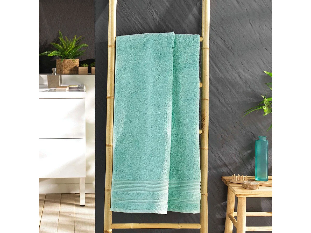 Drap de Douche "Tendresse" 70x130cm Céladon