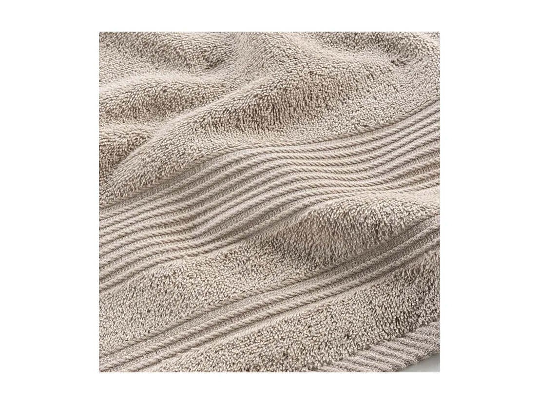 Drap de Douche "Tendresse" 70x130cm Taupe