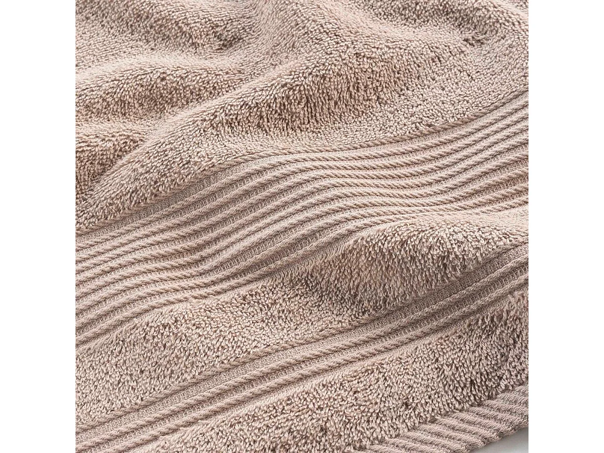 Drap de Douche "Tendresse" 70x130cm Taupe