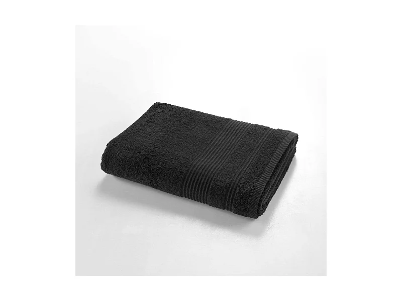 Drap de Douche "Tendresse" 70x130cm Noir