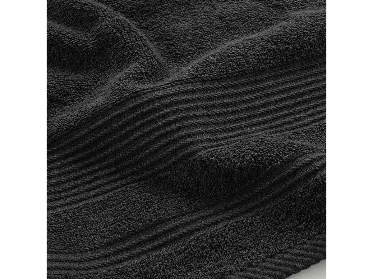 Drap de Douche "Tendresse" 70x130cm Noir