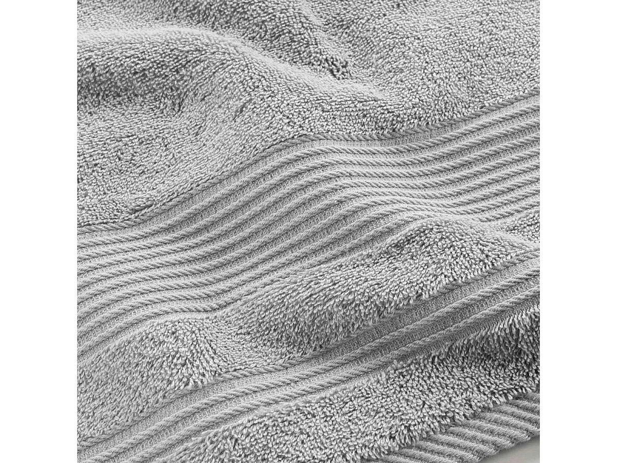 Drap de Douche "Tendresse" 70x130cm Gris Perle