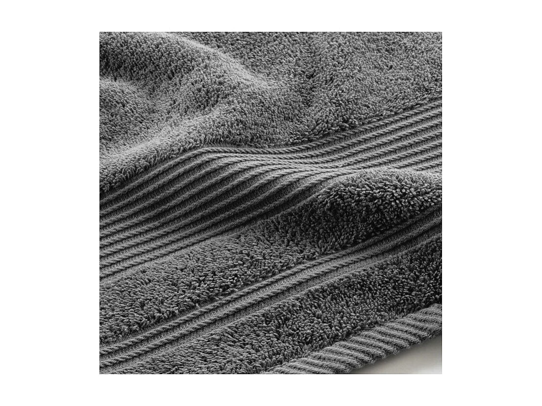 Drap de Douche "Tendresse" 70x130cm Anthracite