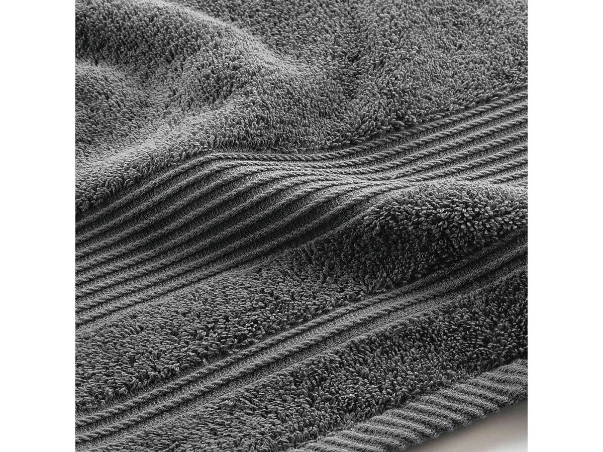 Drap de Douche "Tendresse" 70x130cm Anthracite