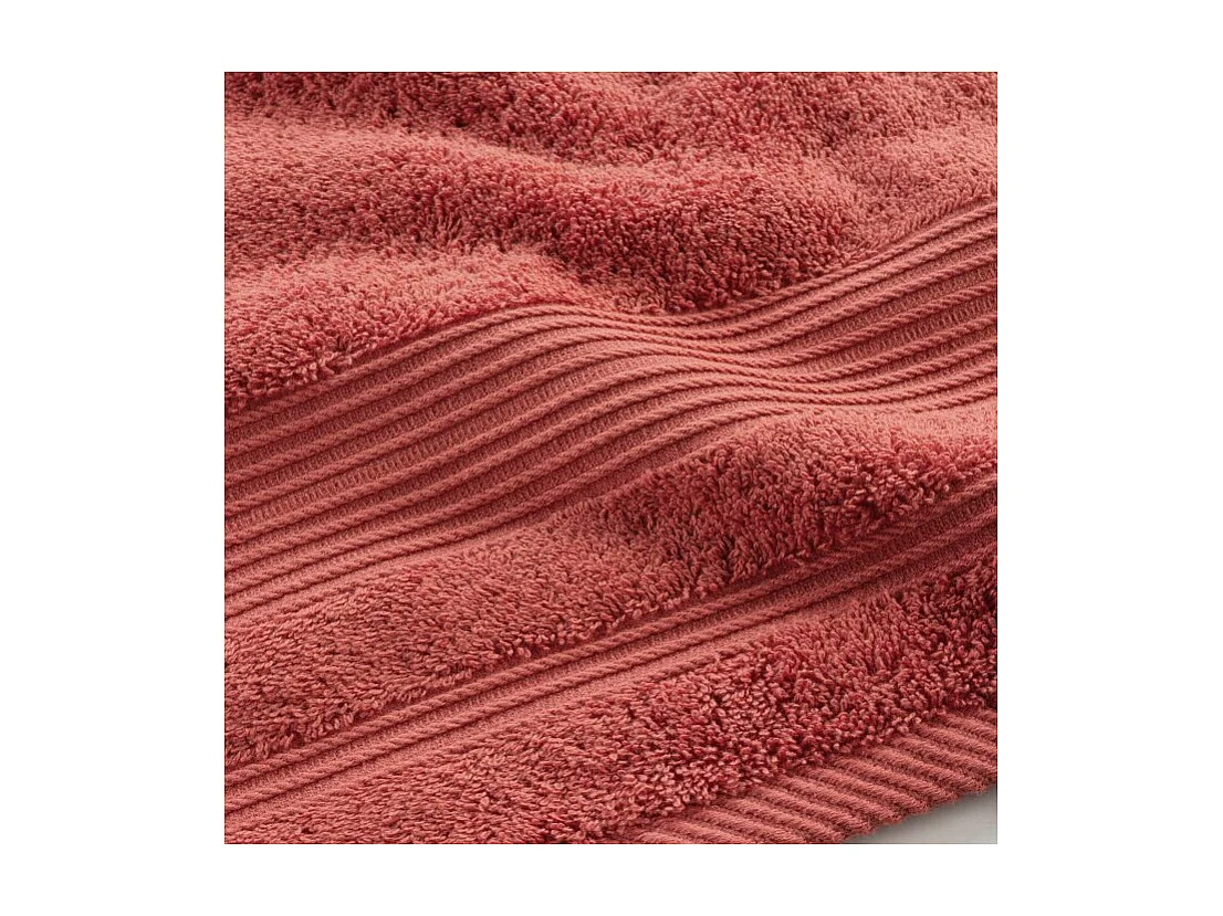 Drap de Douche "Tendresse" 70x130cm Terracotta