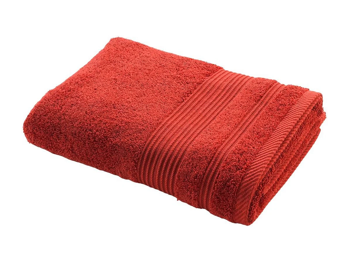 Drap de Douche "Tendresse" 70x130cm Terracotta