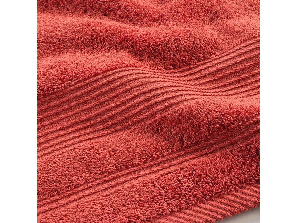 Drap de Douche "Tendresse" 70x130cm Terracotta