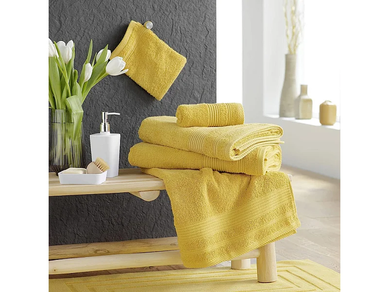 Drap de Douche "Tendresse" 70x130cm Mimosa