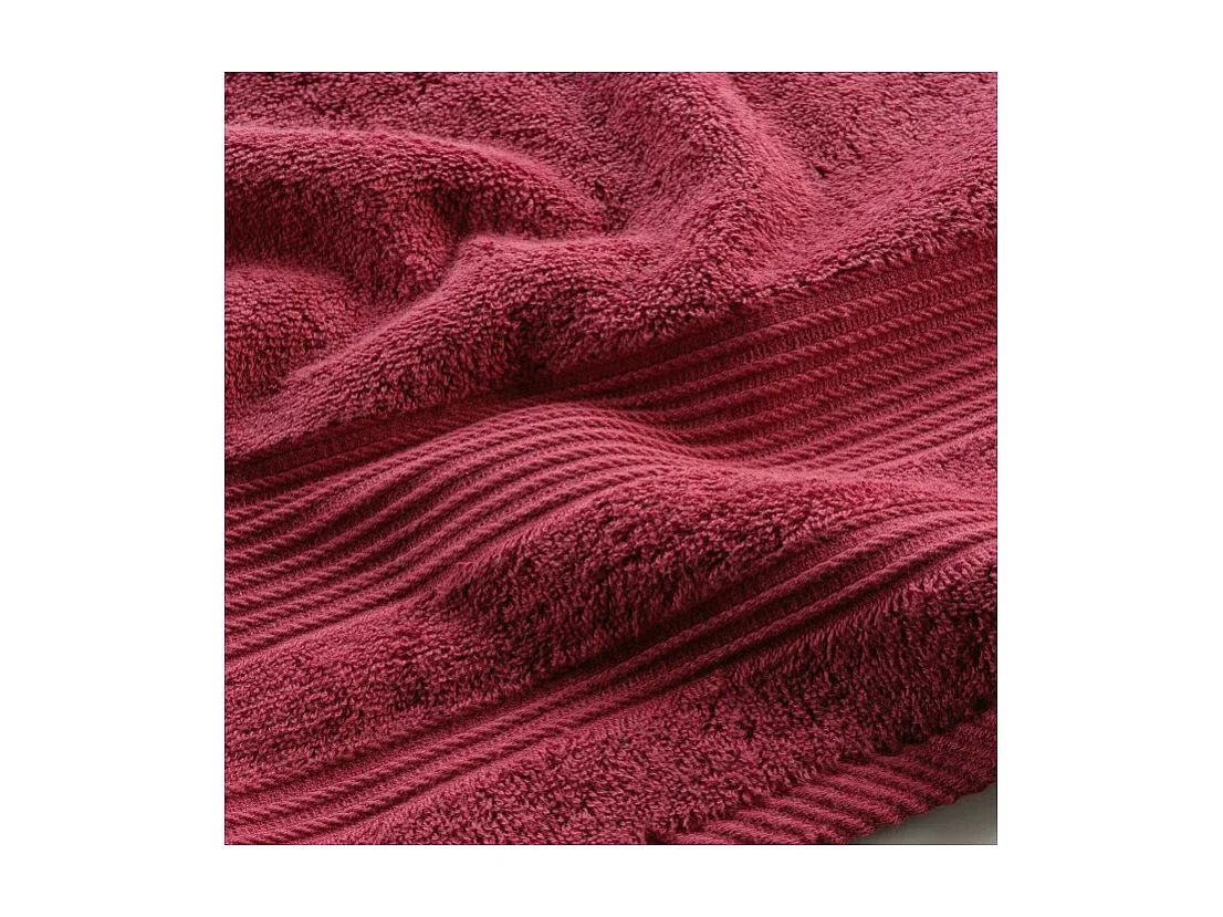 Drap de Douche "Tendresse" 70x130cm Rubis