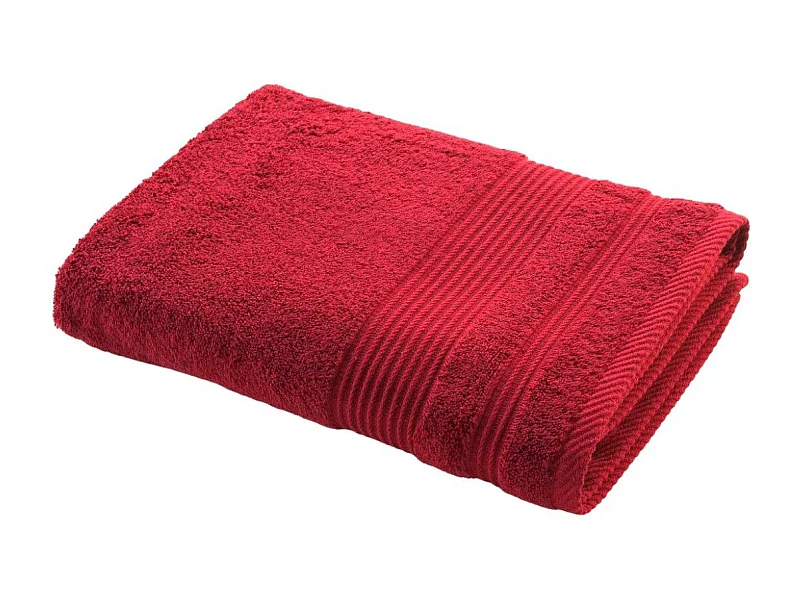 Drap de Douche "Tendresse" 70x130cm Rubis