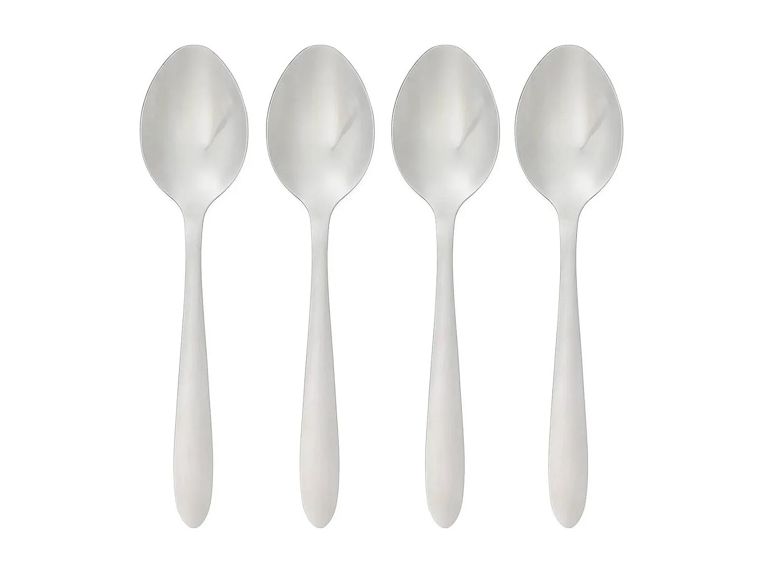Lot de 4 Cuillères à Soupe Inox "Nevis" 19cm Argent