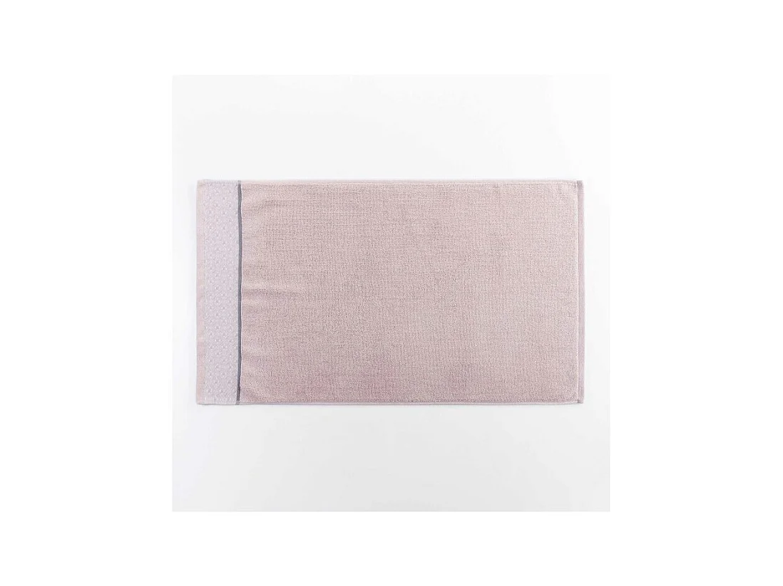 Tapis de Bain Jacquard "Belina" 50x85cm Rose