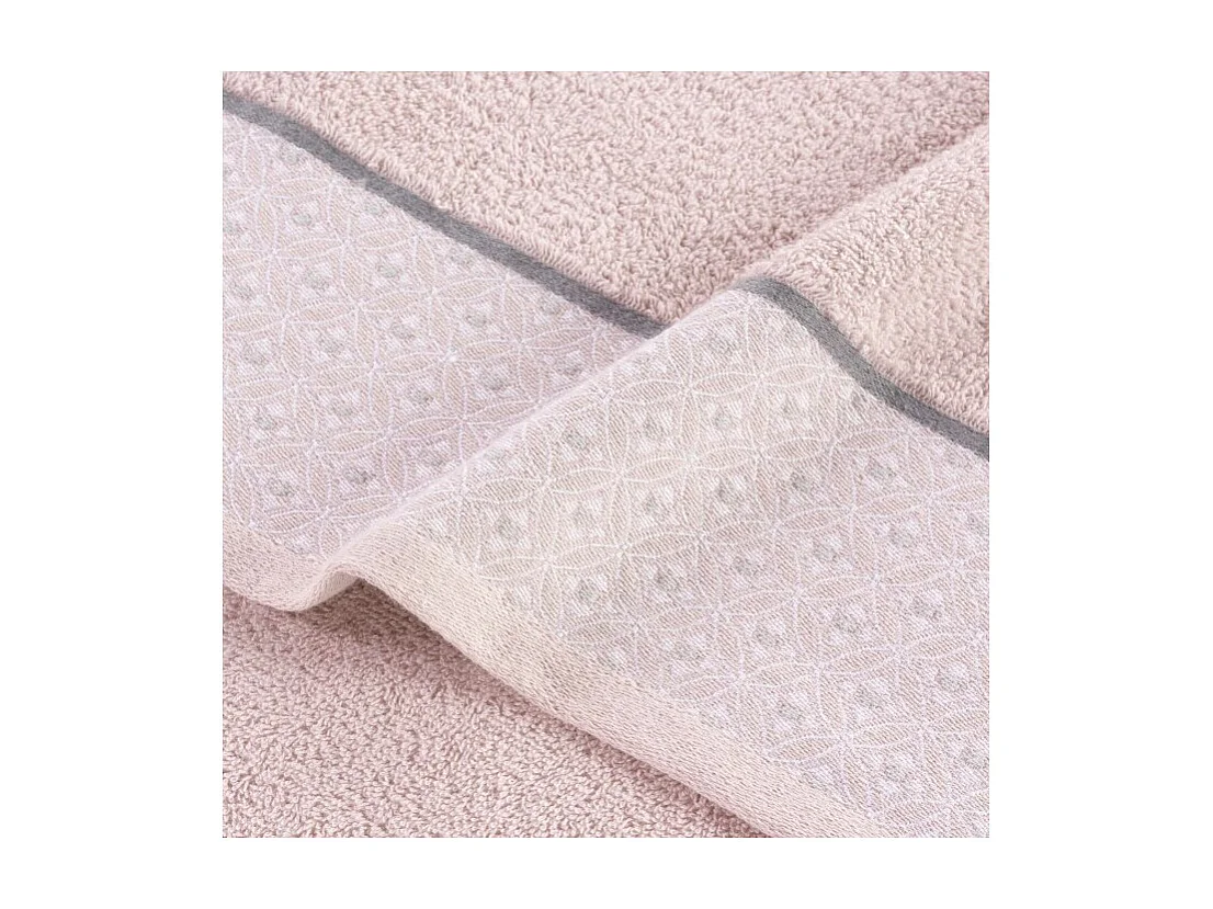 Tapis de Bain Jacquard "Belina" 50x85cm Rose