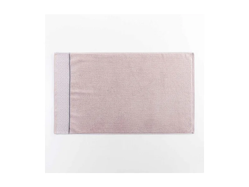 Tapis de Bain Jacquard "Belina" 50x85cm Rose