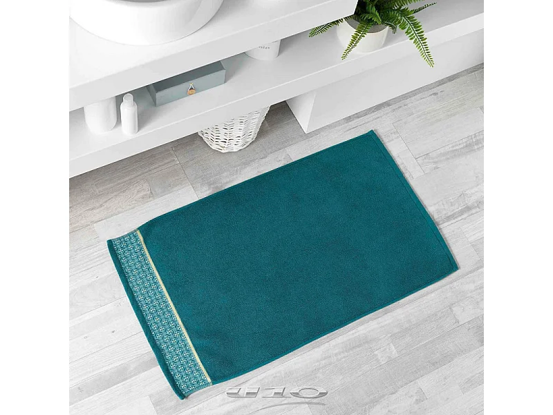 Tapis de Bain Jacquard "Belina" 50x85cm Bleu