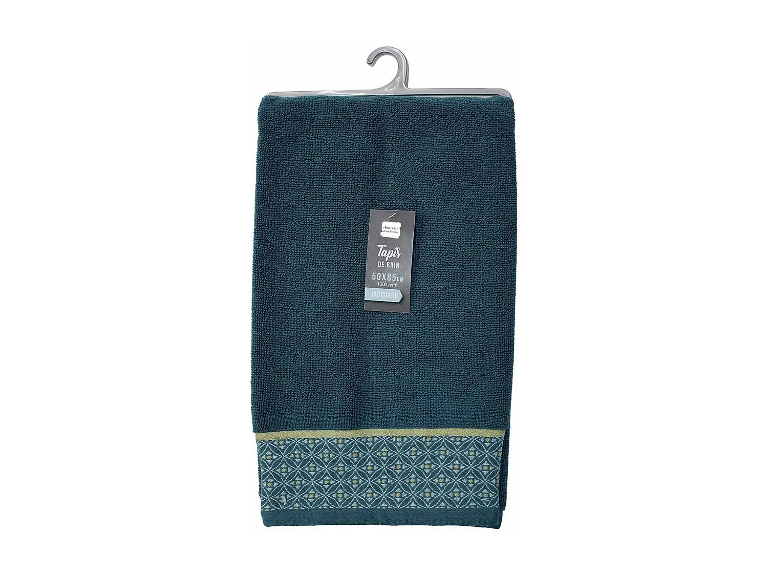 Tapis de Bain Jacquard "Belina" 50x85cm Bleu