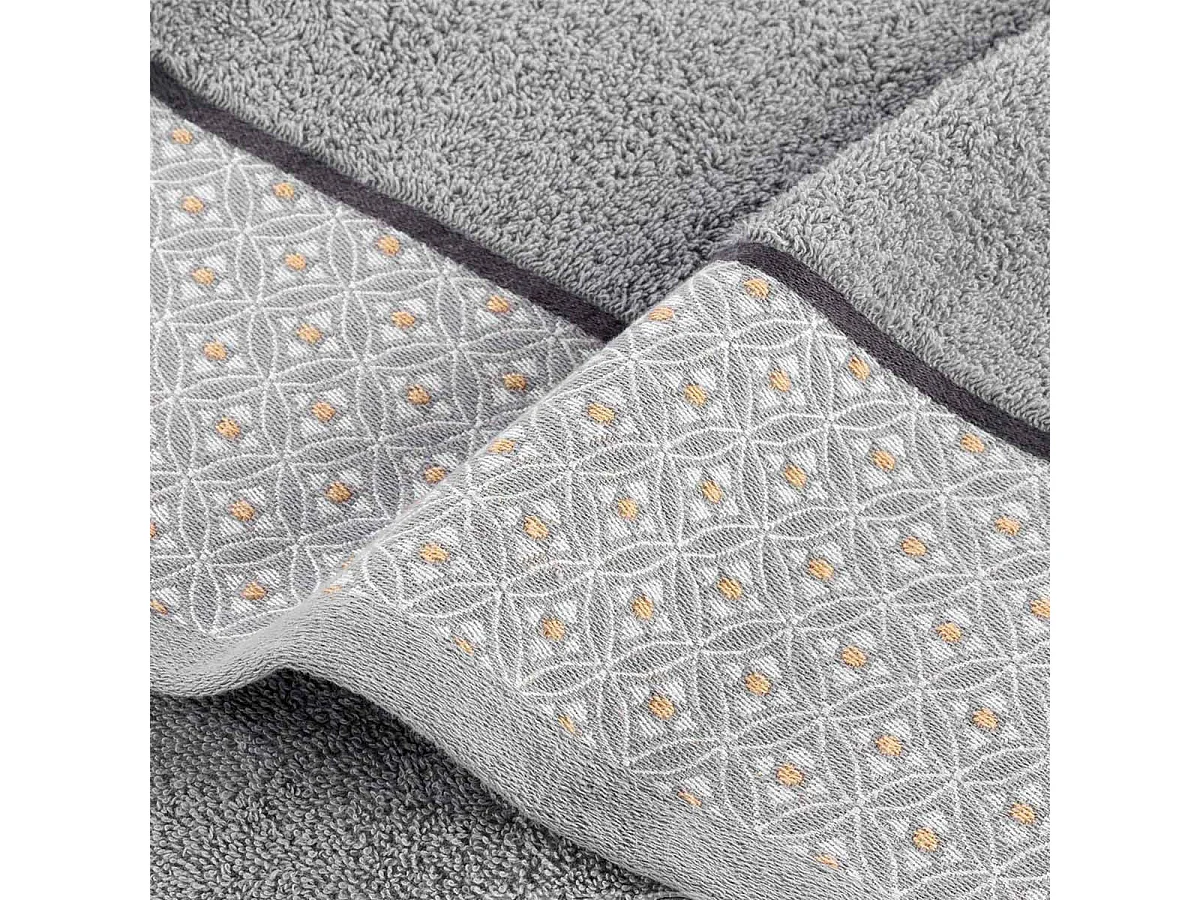 Serviette de Toilette Jacquard "Belina" 50x90cm Gris