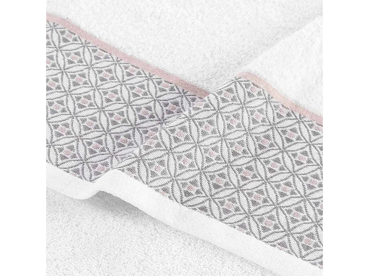 Serviette de Toilette Jacquard "Belina" 50x90cm Blanc
