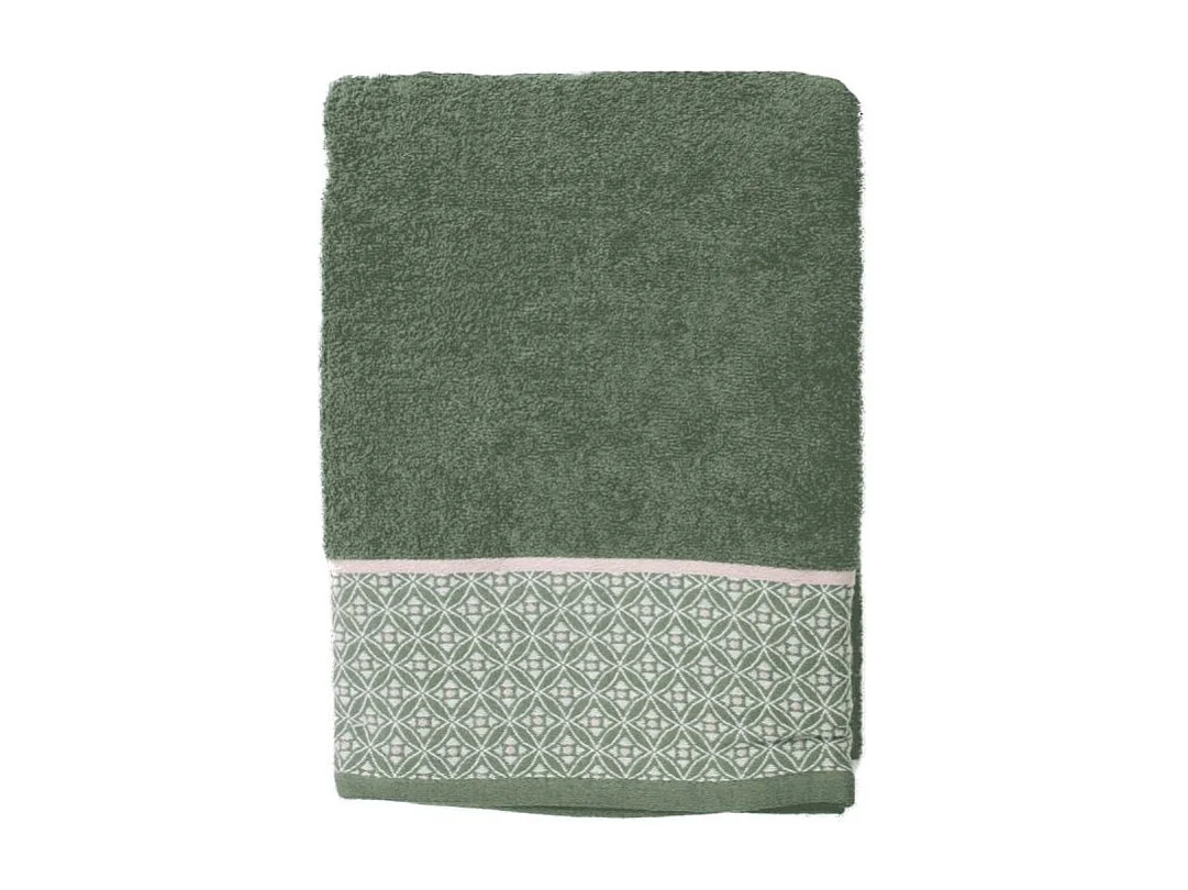 Serviette de Toilette Jacquard "Belina" 50x90cm Kaki