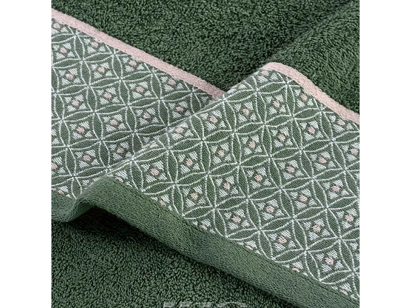 Serviette de Toilette Jacquard "Belina" 50x90cm Kaki