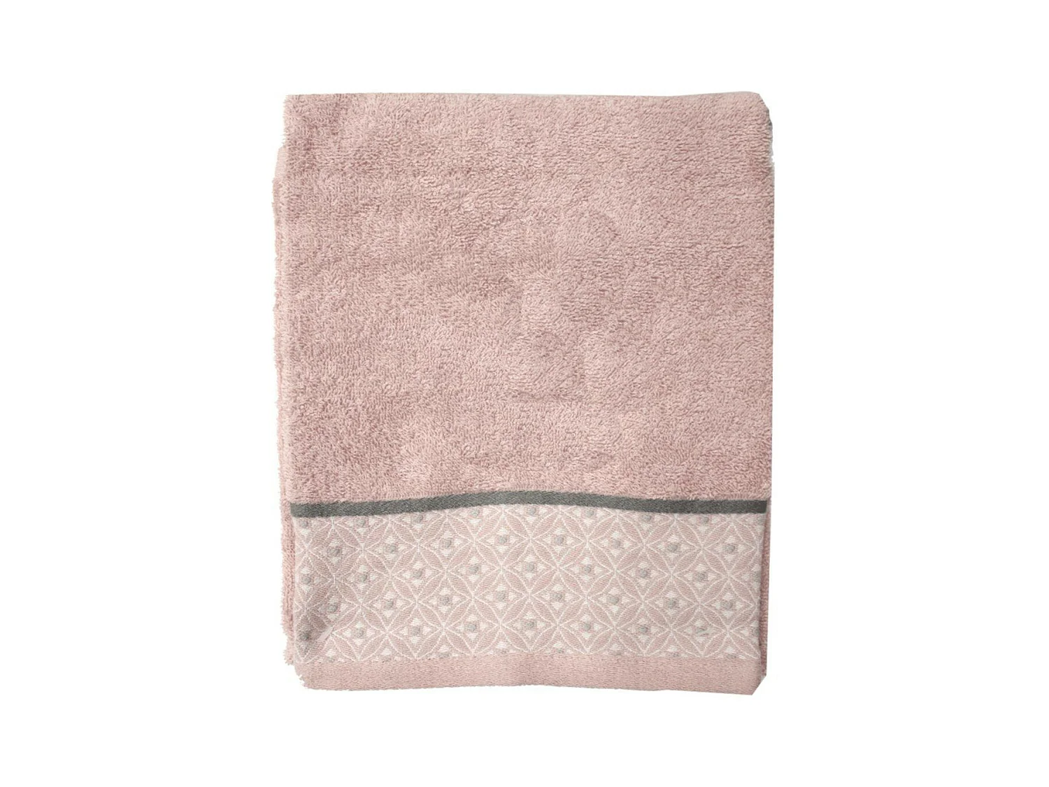 Serviette de Toilette Jacquard "Belina" 50x90cm Rose