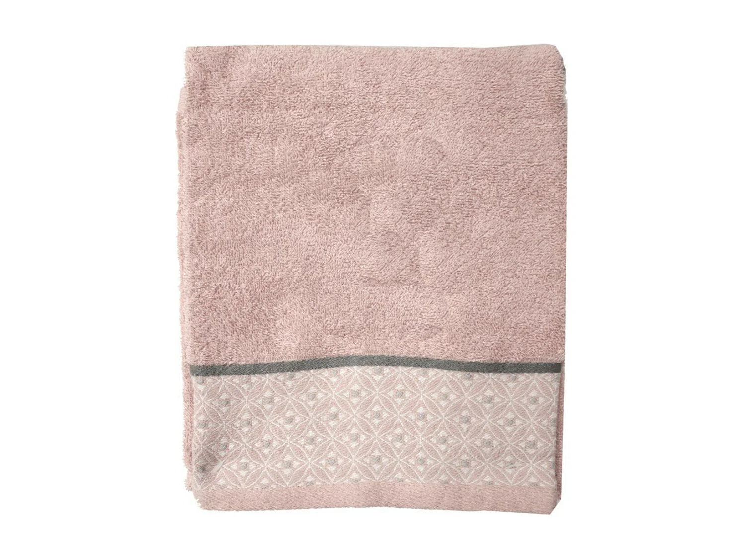 Serviette de Toilette Jacquard "Belina" 50x90cm Rose