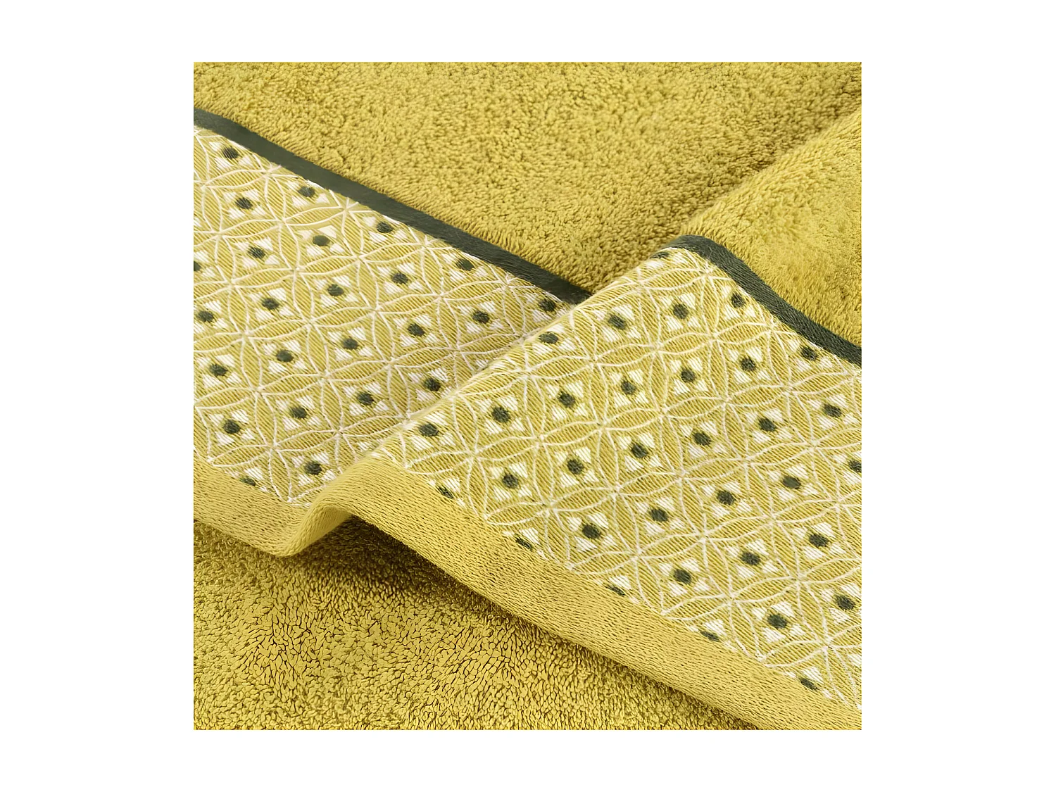 Drap de Bain Jacquard "Belina" 90x150cm Miel