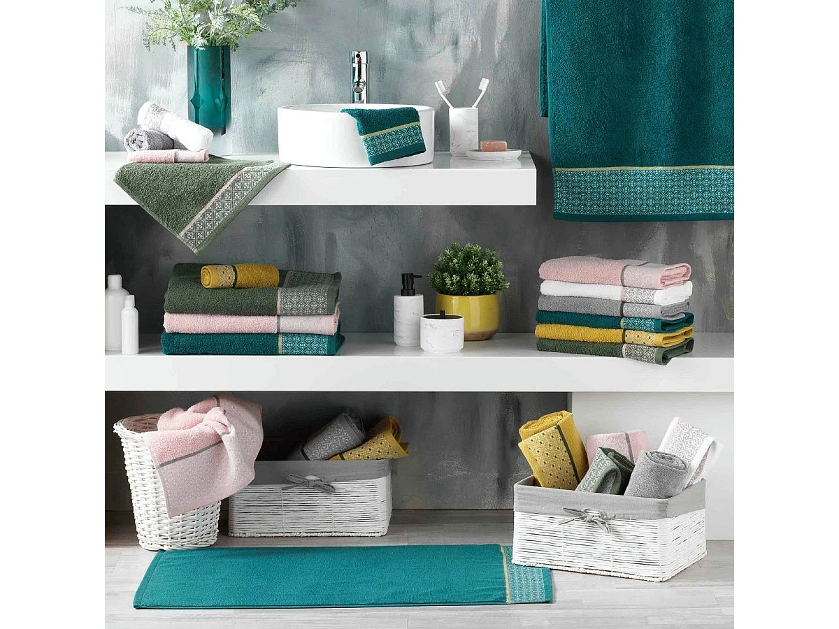 Drap de Bain Jacquard "Belina" 90x150cm Miel