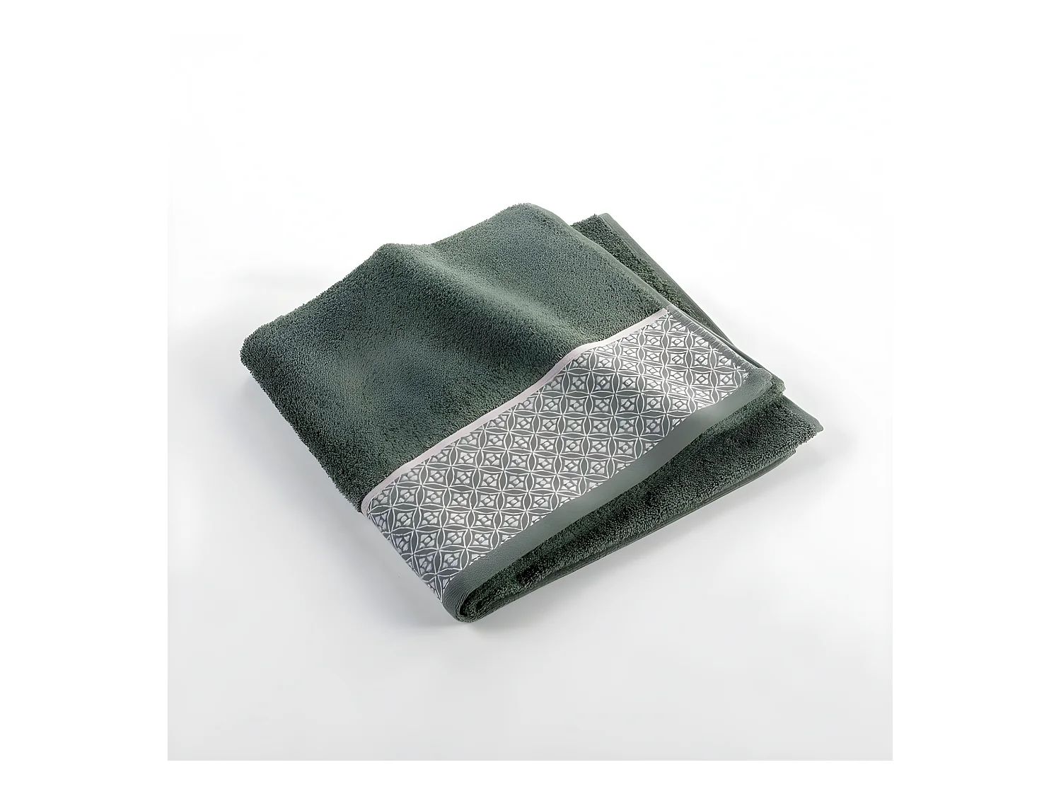 Drap de Douche Jacquard "Belina" 70x130cm Kaki