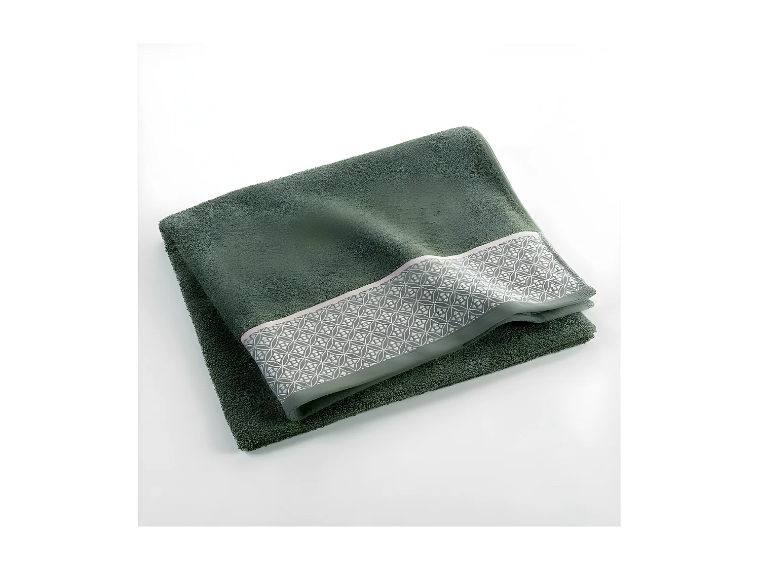 Drap de Bain Jacquard "Belina" 90x150cm Kaki