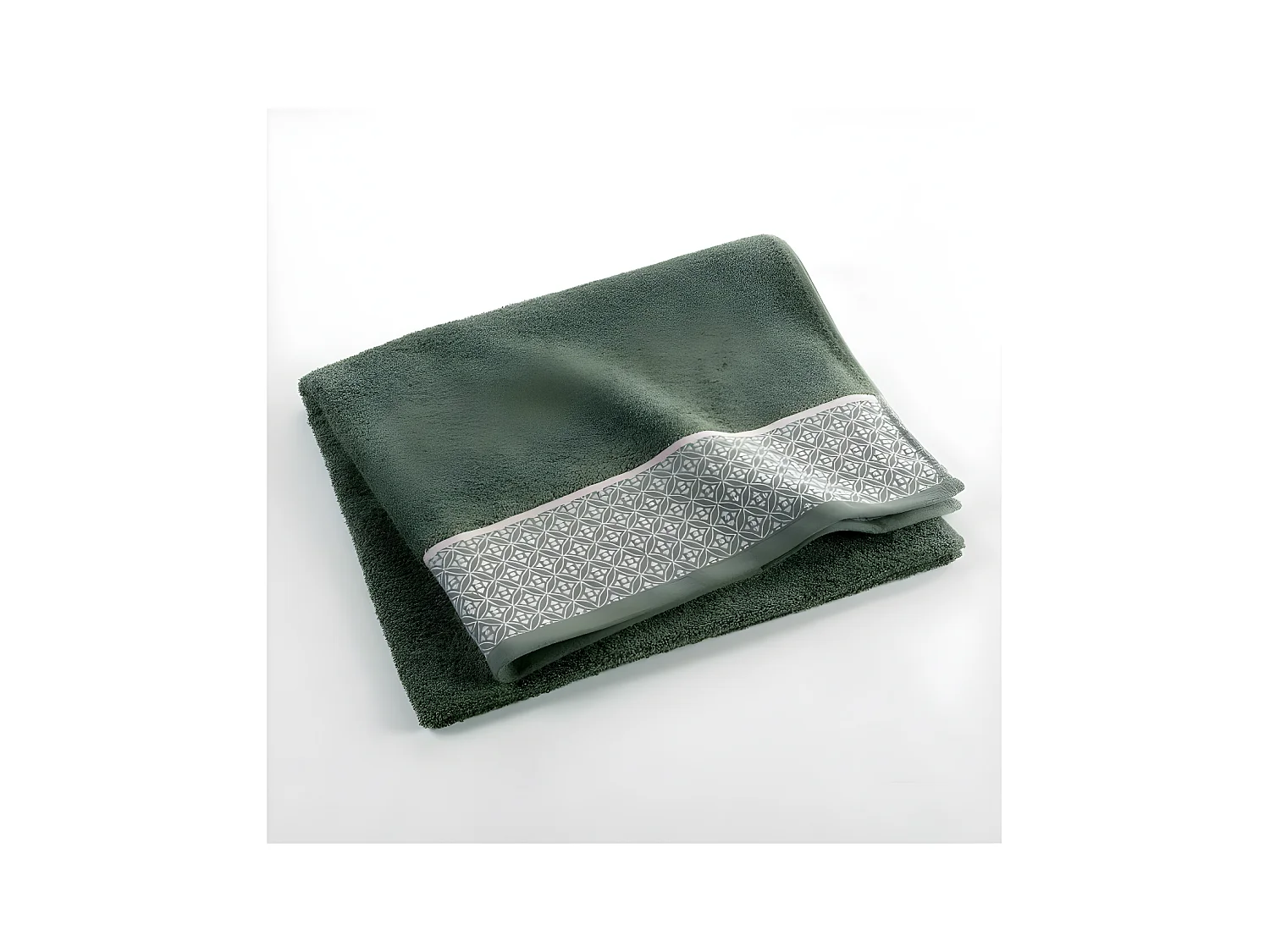 Drap de Bain Jacquard "Belina" 90x150cm Kaki