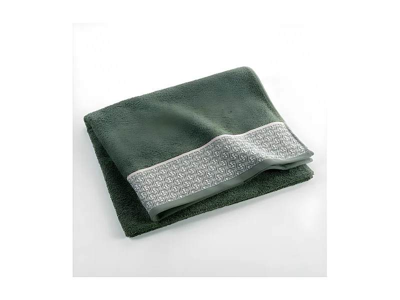 Drap de Bain Jacquard "Belina" 90x150cm Kaki