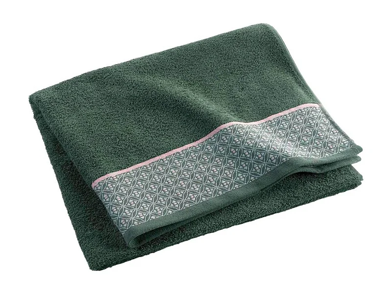 Drap de Bain Jacquard "Belina" 90x150cm Kaki
