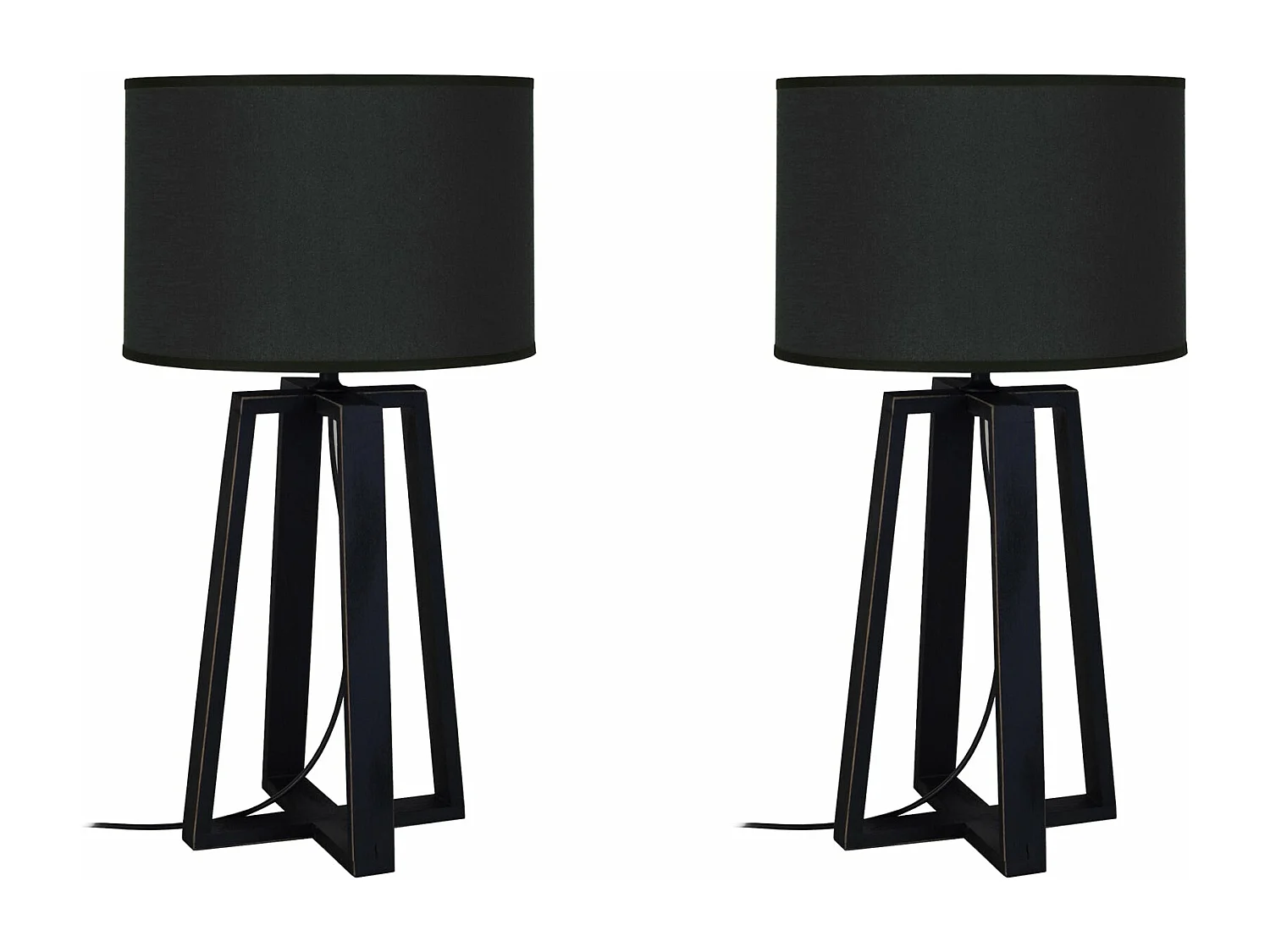 Abajur TOSEL RACHEL LT2 tecido oval creme D16 x  H22  cm