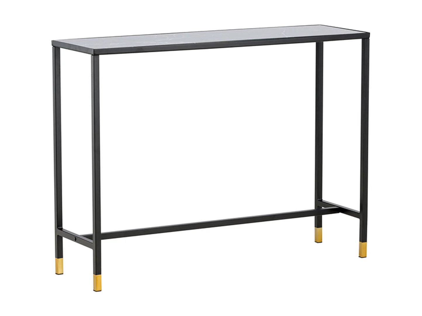 Console Design en Verre "Dipp" 100cm Noir