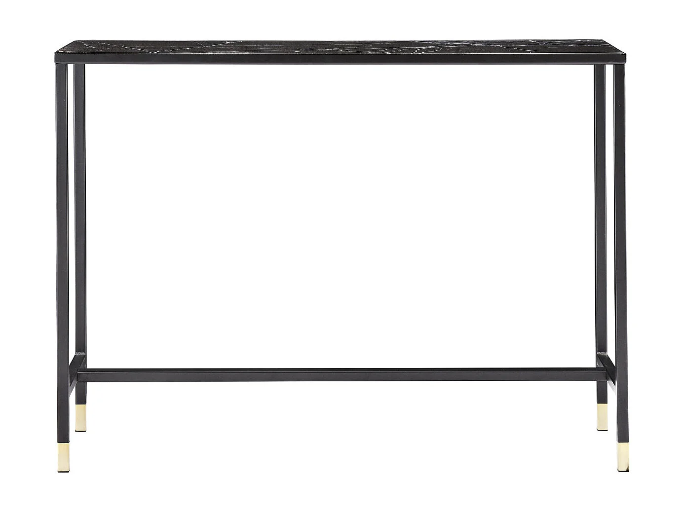 Console Design en Verre "Dipp" 100cm Noir