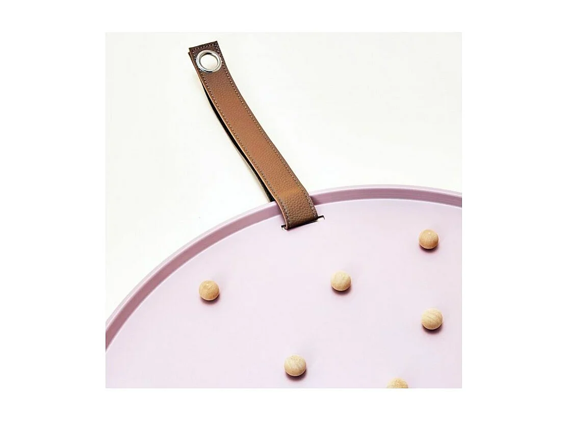 Tableau rond mémo en fer Perky