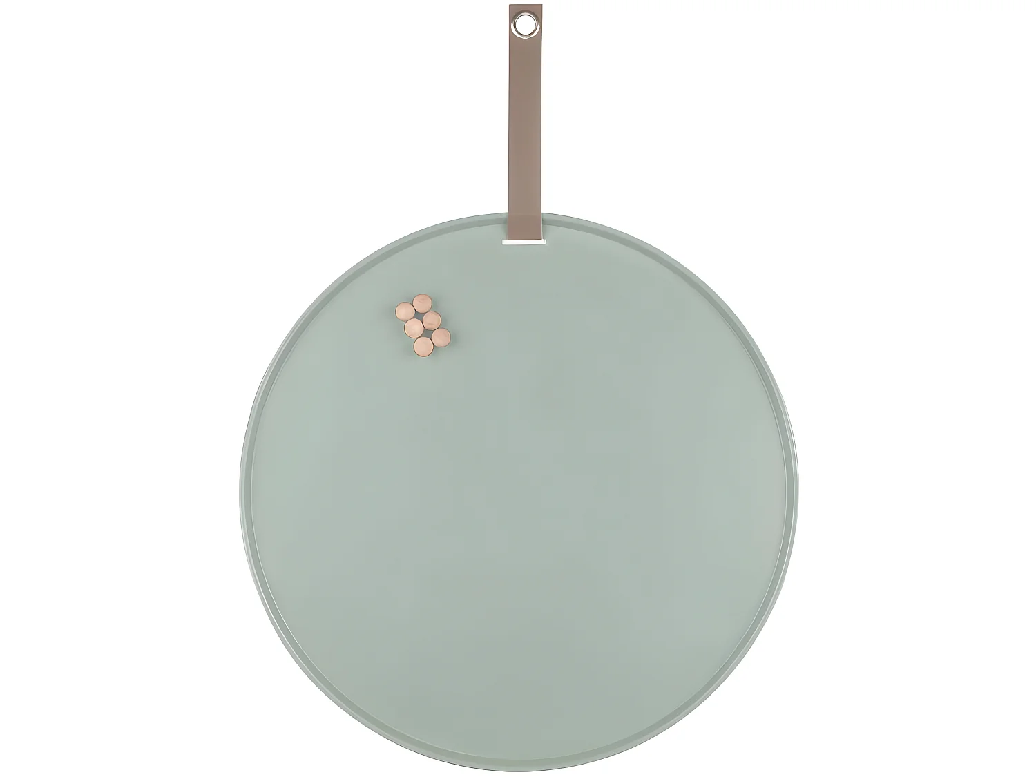 Tableau rond mémo en fer Perky