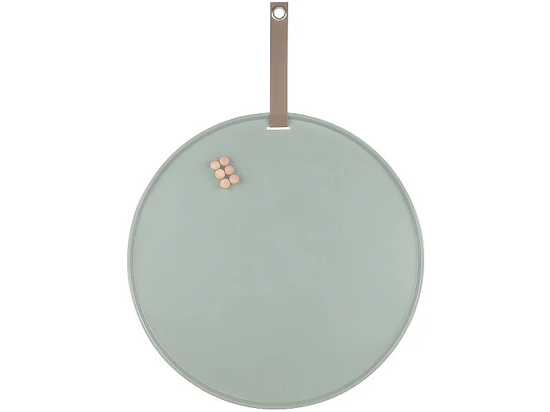 Rundes Memoboard aus Eisen Perky