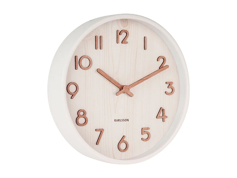Reloj de madera Pure 22 cm