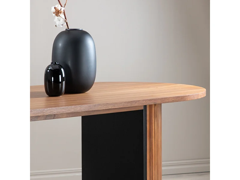 Ovaler Esstisch Bianca 200 x 90 cm