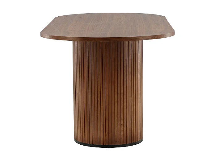 Table à Manger Ovale "Bianca" 200cm Noyer