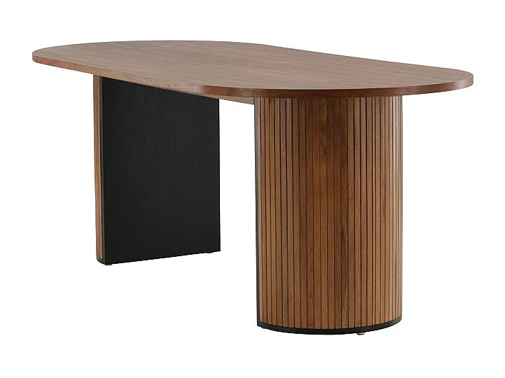 Table à Manger Ovale "Bianca" 200cm Noyer