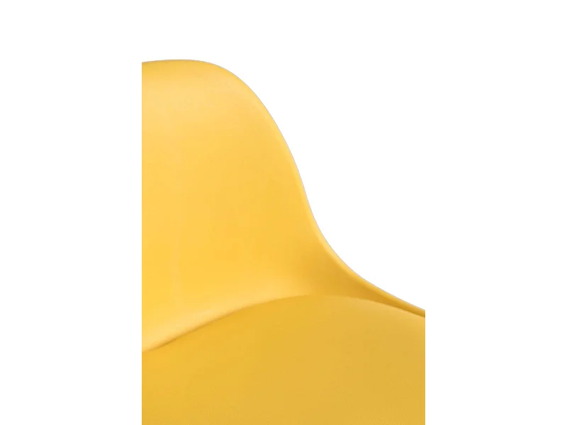 Lote de 2 Taburetes Tulipa - Amarillo