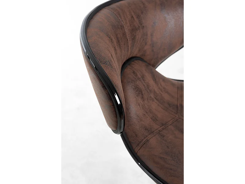 Lote de 2 Taburetes Lester Black - Marrón