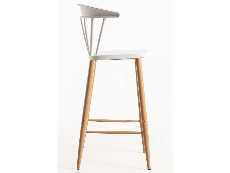 Taburetes Altos - Taburete Miki - Blanco